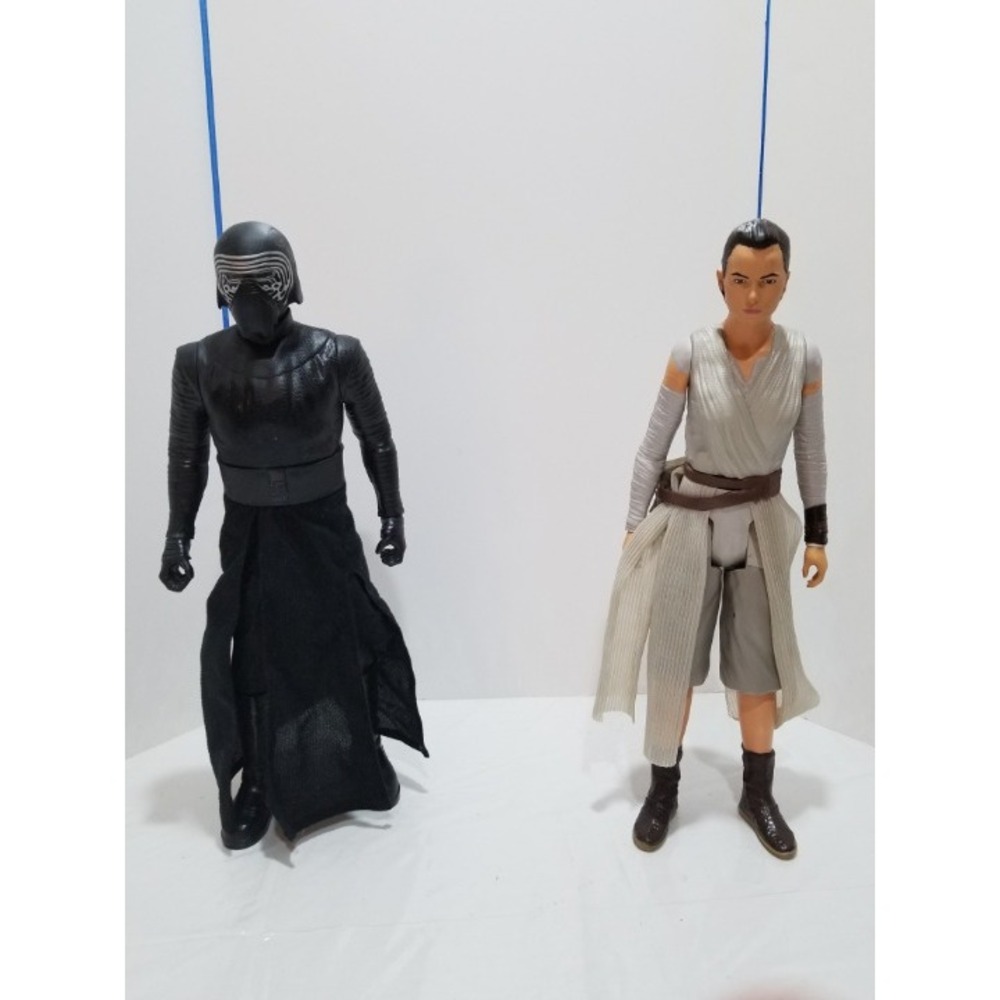Rey The Last Jedi and Darth Vadar 18" Jakks Pacific Star Wars